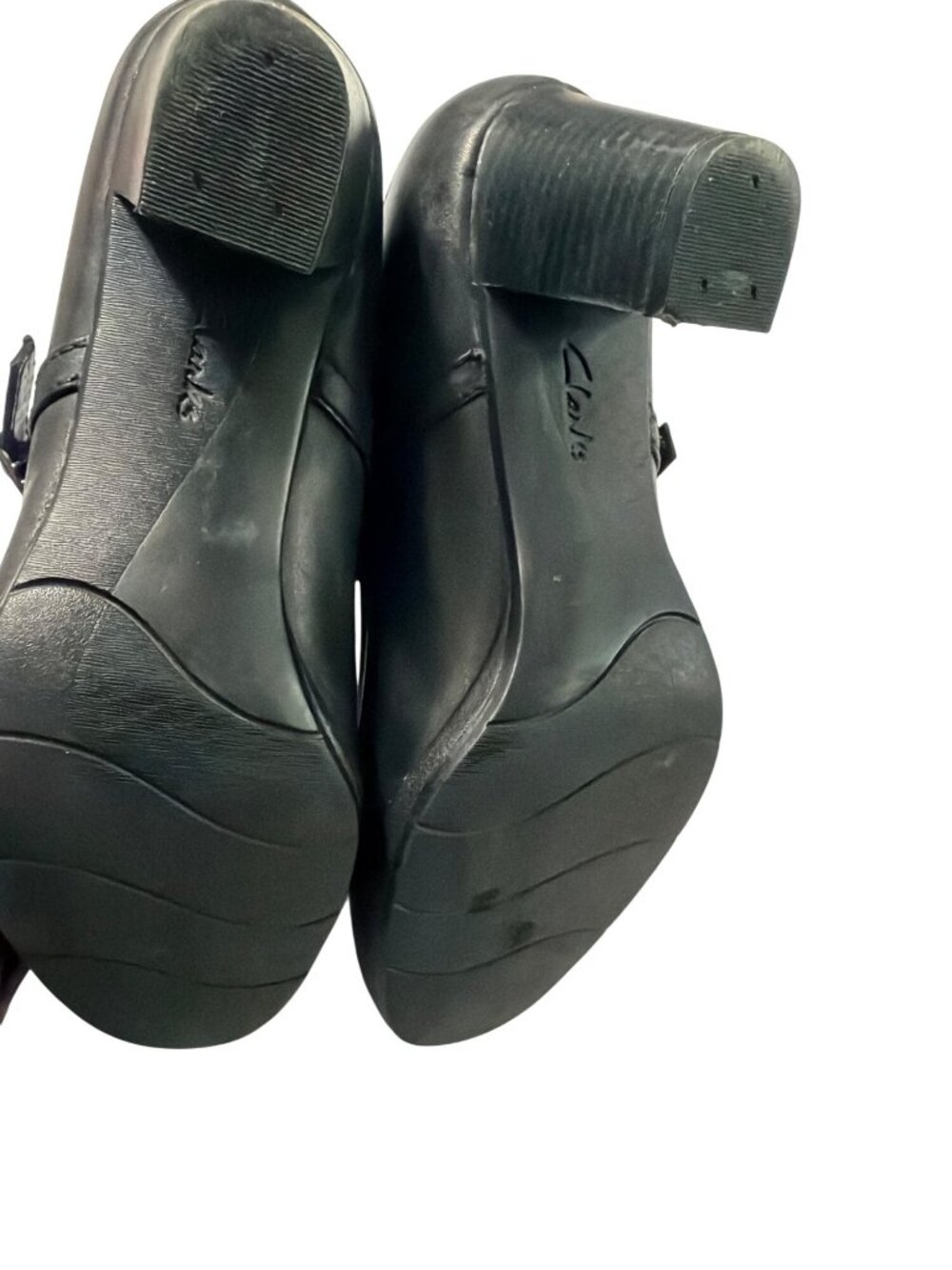 Clarks Black Mary Jane Pumps - Picture 5 of 9